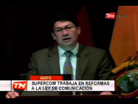Supercom trabaja en reformas a la ley de comunicación