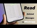 Download Lagu How to read deleted WhatsApp messages in iPhone || This message was deleted - Fixed 🔥