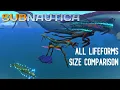 Download Lagu Subnautica - ALL LIFEFORMS SIDE BY SIDE SIZE COMPARISON