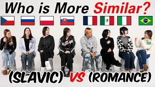 Slavic VS Romance l Can they Understand Each Other Which Group is More Similar To Each Other