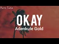 Adenkule Gold - Okay ( lyric video)