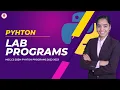 python lab programs MSC CS 2nd Sem python lab program list 2022-2023 26-06-2023