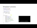 C Template Classes and Functions