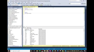 MS SQL tutorial showing use of temporary tables table variables and CTEs