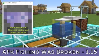 AFK Fishing Broke - So I Tweaked Xisuma s AFK Fishing Tool Minecraft Java 1 15 Vanilla Survival