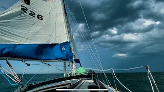 The most lightning I’ve ever sailed through