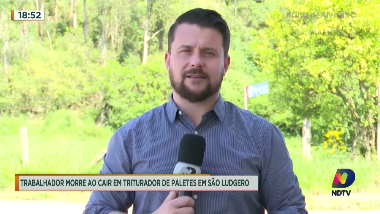 Acidente de Trabalho: Homem morreu após cair dentro do triturador de paletes