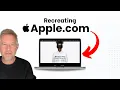 WordPress Pro recreates Apple com in 30 minutes