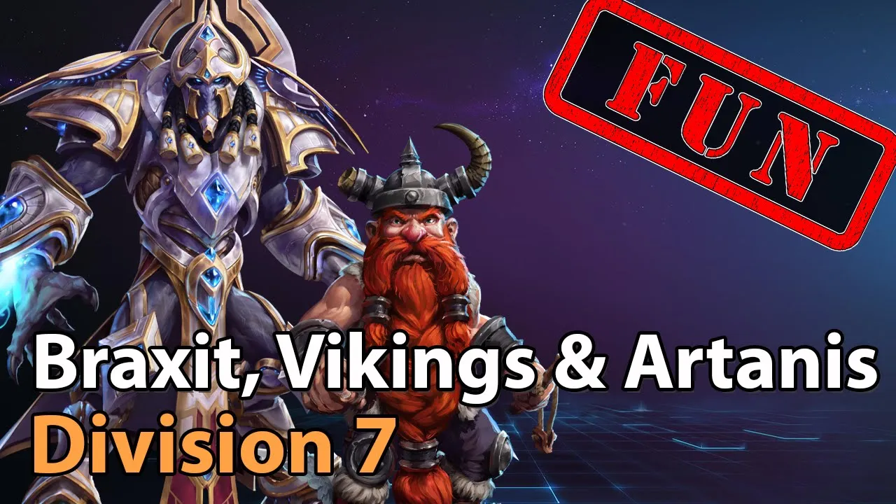 ► Braxit, Vikings & Artanis! - Division 7 - Heroes of the Storm Amateur Play
