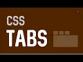 Tabs with CSS Javascript