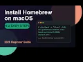 Install Homebrew on macOS in 2 EASY Steps 2026 Guide