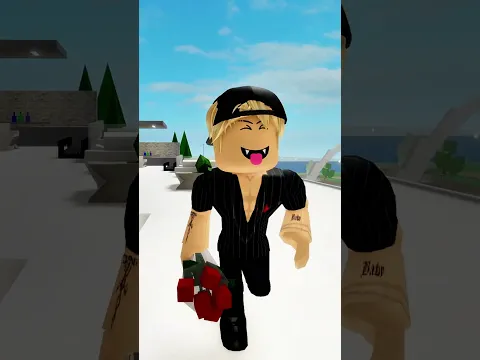 Her Bestie Threw her in the pool.. 😰 #roblox #robloxshorts #shorts