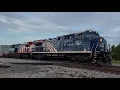 CSX M410-19 NB Manifest With CSX 250th Units CSX 2026 Leading CSX 250 Trail Florence SC At 6 51 AM