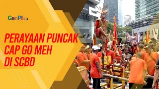 Perayaan Cap Go Meh di SCBD Dimeriahkan Kirab Tatung-Barongsai