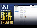 How to Use the FantasyPros Cheat Sheet Creator 2020 Fantasy Football