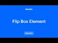 How to use the Flip Box Element in WordPress with Neuron Builder