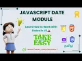 JavaScript Date Class Explained in Tamil Learn How to Work with Dates in JS