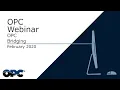 Webinar OPC Bridging 2020