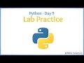 Python 9 Lab Practice