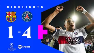 Mbappé Fires Parisians Into Semis 🫡 | Barcelona 1-4 PSG | Champions League Quarter-Final Highlights