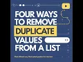 4 Best Ways to Get Unique Values from a List in Python Time Complexity Explained