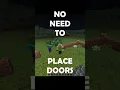 Lagu NO NEED TO PLACE DOORS - STOP MOBS WITHOUT DOORS - MINECRAFT HACKS, TIPS AND TRICKS - MINECRAFT 1.17