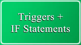 Triggers IF Statements E03 - Beginner Lua Tutorials for Core