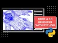 Python Tkinter GUI - 3D graphics renderer from scratch Code provided