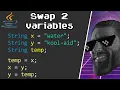 How to swap 2 variables real life example