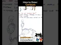 How to Draw a CENTAUR from the skeleton