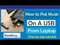 Lagu How to Put Music on a USB from a Laptop/How to put songs in Pendrive from laptop