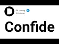 Confide Meaning In English