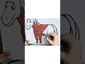 How to colour horse