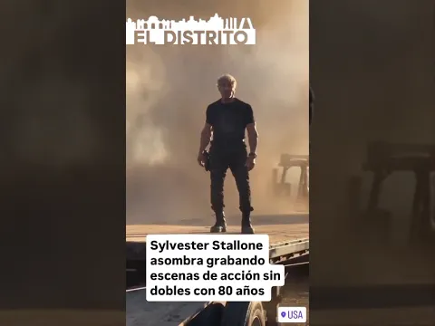 Sylvester Stallone GRABA escenas de acción a sus 80 AÑOS 😱 #shorts
