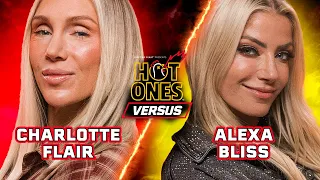 Charlotte Flair vs Alexa Bliss Hot Ones Versus