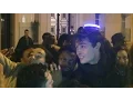 Francisco Lachowski surrounded by fans at 'Balmain' fashion show