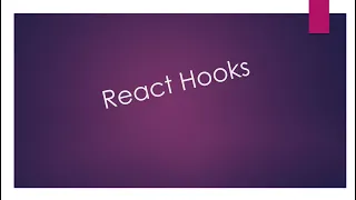 React Hooks Tutorial - 1