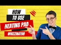 How to use Whizzinator Heating Pad