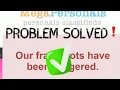 Megapersonals Fraud Bot Problem Solved How To Make Another Megapersonal Account