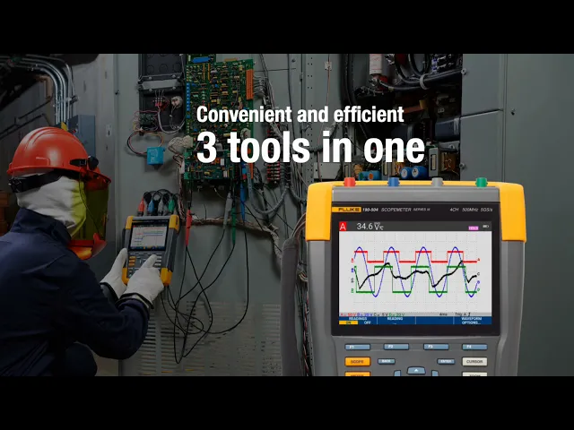 Thumbnail for the FLUKE 190 Portable Oscilloscopes