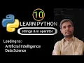 Lecture 10 Exploring Strings in Python Mastering the in Operator for Efficient Text Manipulation