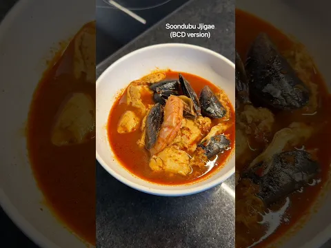 BCD soondubu jjigae at home!