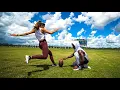 I TAUGHT MY GF HOW TO KICK A FIELD GOAL SHES BETTER THAN ME
