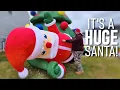 HUGE Inflatable Santa Claus GR8FUN Giant Christmas inflatable review