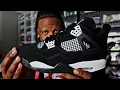 AIR JORDAN 4 WHITE THUNDER REVIEW