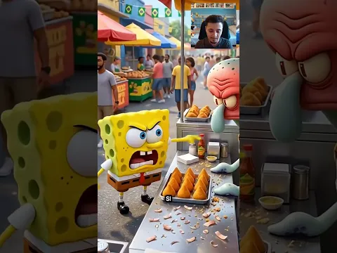 Bob Esponja Expone a Calamardo