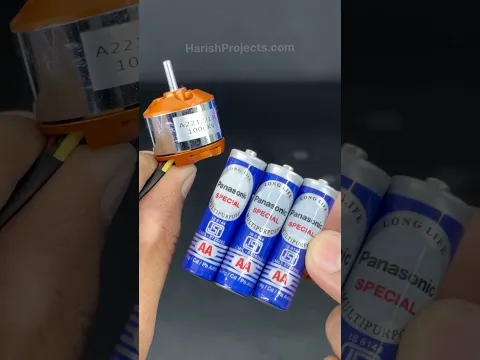 AA Cells Run a Drone Motor? | Experiment🔥