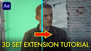3d set extension virtual environment tutorial after effects 