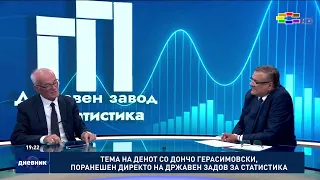 Тема на денот со Дончо Герасимовски, поранешен директор на Државен завод за статистика