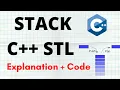 Stack STL C Explanation Code Hindi Interview preparation